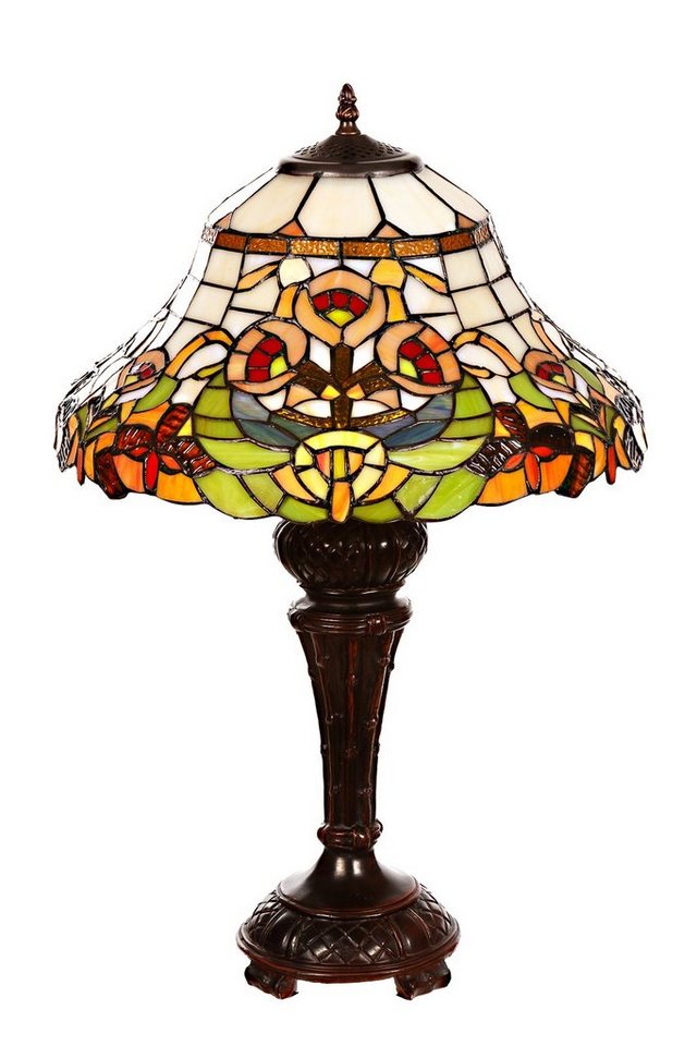 BIRENDY Stehlampe Lampe im Tiffany-Stil 16 Zoll Libelle Tiere Rose Tischlampe von BIRENDY