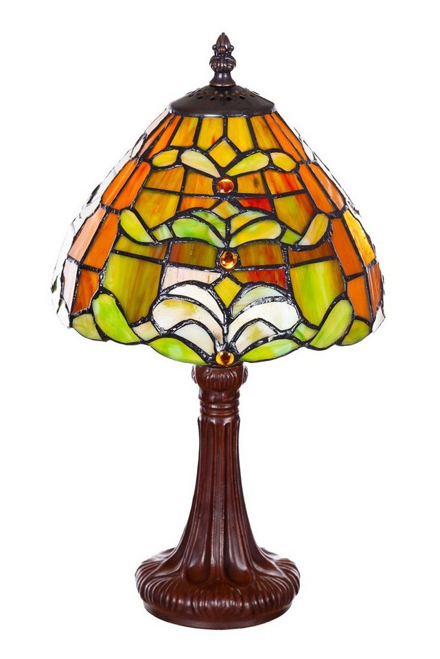 BIRENDY Stehlampe Birendy Tischlampe Tiffany Mosaik bunt Tiff151 Motiv Lampe von BIRENDY