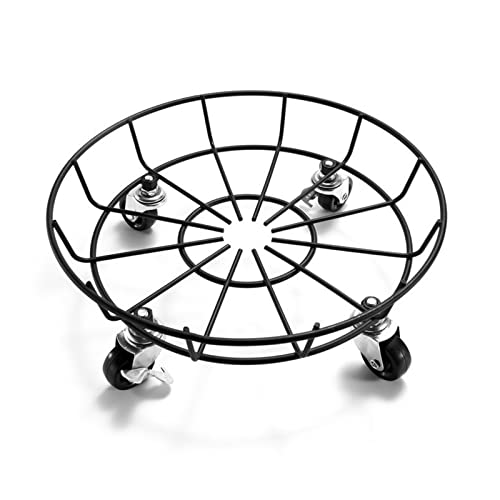 Rollbarer Pflanzenständer Pflanze Caddy Heavy Duty Eisen Topf Pflanze Ständer mit Rädern Runder Blumentopf Rack auf Rollen Dolly Halter Räder Indoor Outdoor Pflanzer Trolley Rollen Rolling Tray Coaste Rollbarer Pflanzenständer Pflanze Caddy Heavy Duty Eisen Topf Pflanze Ständer mit Rädern Runder Blumentopf Rack auf Rollen Dolly Halter Räder Indoor Outdoor Pflanzer Trolley Rollen Rolling Tray Coaste von BIRJXVTO