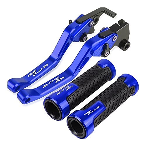 Für Suzuki Bandit GSF1200 GSF 1200 Bandit 1996 1997 1998 1999 2000 Motorrad Lenker Einstellbare Bremse Kupplung Hebel Griffe Griff Hebel (Farbe : Blau) von BIRLD