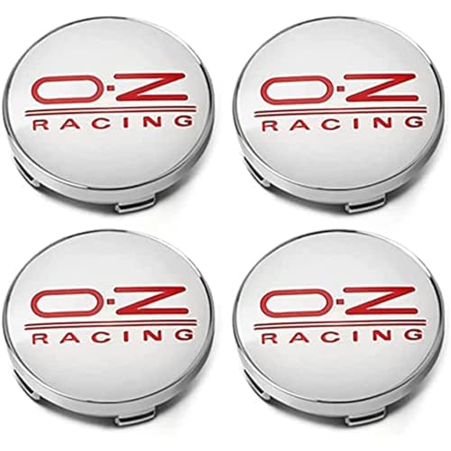 BIRNN 4 Stück Auto Nabendeckel für OZ Racing 60mm, Nabenkappen mit Logo Radnabenkappen Wasserdicht Staubdicht Anti Rost Felgendeckel Auto Accessoires, C Silver1 BIRNN 4 Stück Auto Nabendeckel für OZ Racing 60mm, Nabenkappen mit Logo Radnabenkappen Wasserdicht Staubdicht Anti Rost Felgendeckel Auto Accessoires, C Silver1 von BIRNN