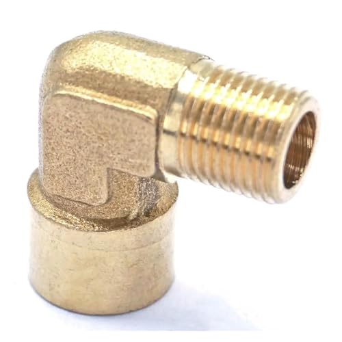 1/8" BSP Female To 1/8" BSP Male Brass Elbow Pipe Fitting Connector Coupler Water Fuel 1/8" BSP Female To 1/8" BSP Male Brass Elbow Pipe Fitting Connector Coupler Water Fuel von BIRXPMOS