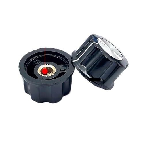 10PCS MF-A03 A03 potentiometer knob Bakelite knob potentiometer knob aluminum cap bakelite supporting WTH118 use potentiometer von BIRXPMOS