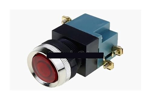 1PCS LA19-11 Red P50 Momentary 25mm 5A 380V Circular small size Flat round Push button switch von BIRXPMOS