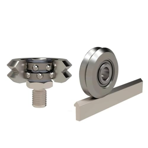 1PCS W4 15x59.94x19.05MM 90° W Type Grooved Bearing Spring Machine Pulley Straightening and Straightening Rail Roller Bearings von BIRXPMOS