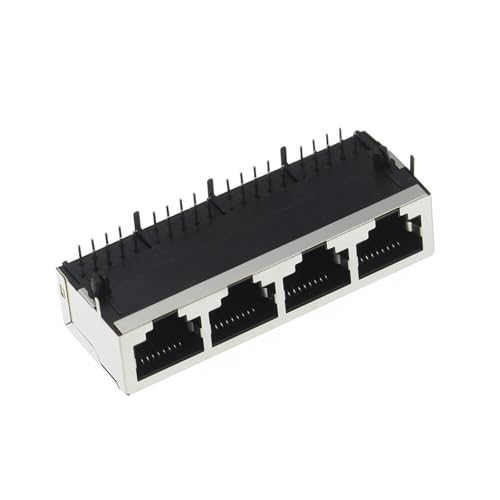 1Pcs 1 * 4 4 Ports Shielding RJ45 8P8C Female Jack Connector without LED PCB Network Internet Modular 1Pcs 1 * 4 4 Ports Shielding RJ45 8P8C Female Jack Connector without LED PCB Network Internet Modular von BIRXPMOS
