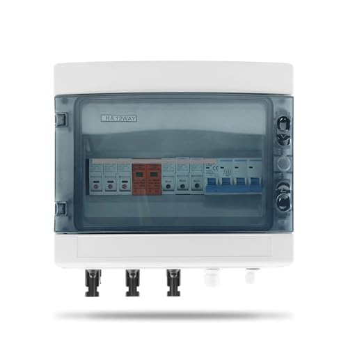 1pc 32A DC MCB Solar photovoltaic PV Combiner Box With Protection 3 input 1 out DC 1000V Fuse MCB SPD 12ways 1pc 32A DC MCB Solar photovoltaic PV Combiner Box With Protection 3 input 1 out DC 1000V Fuse MCB SPD 12ways von BIRXPMOS