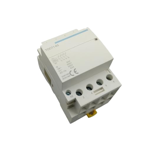 1pc 4P 63A 220V COIL 400V~ 50/60HZ Din rail Household ac Modular contactor 4NO von BIRXPMOS