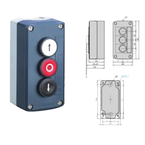 1pcs control box push button switch station SAL(LA68H XAL)-D324 von BIRXPMOS