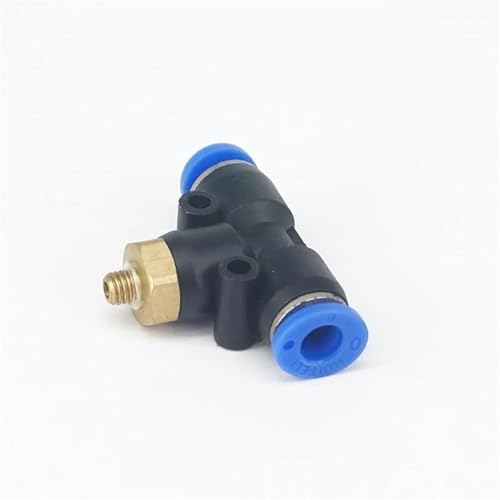 5pc M5 Male to Fit Tube O/D 6mm Pneumatic Tee 3 Way Push In Connector Union Quick Release Air Fitting Plumbing 5pc M5 Male to Fit Tube O/D 6mm Pneumatic Tee 3 Way Push In Connector Union Quick Release Air Fitting Plumbing von BIRXPMOS