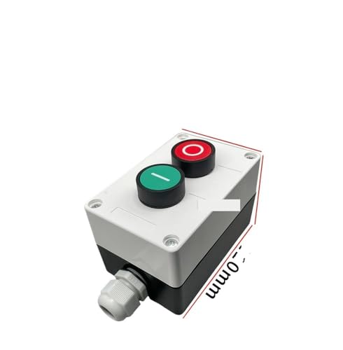AC 660V 10A Momentary I/O Red Green Sign NO NC Push Button Switch Station von BIRXPMOS