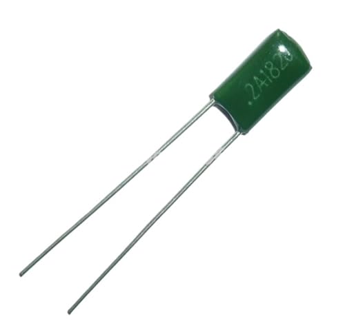 BIRXPMOS 100pcs Mylar Film Capacitor 100V 2A182J 1800pF 1.8nF 2A182 5% Polyester Film Capacitor von BIRXPMOS