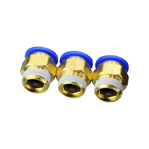 BIRXPMOS 10pcs BSPT PC16-04,16mm to 1/2' Pneumatic Connectors Male Straight one-Touch Fittings BIRXPMOS 10pcs BSPT PC16-04,16mm to 1/2' Pneumatic Connectors Male Straight one-Touch Fittings von BIRXPMOS