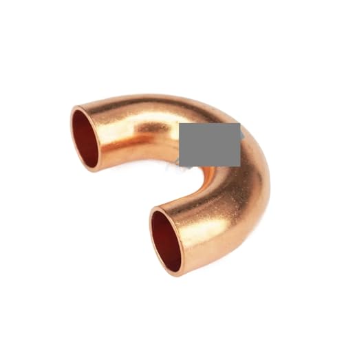 BIRXPMOS 15.8x0.6x38mm 180 Degree Bend Copper Weld Pipe Fitting Plumbing von BIRXPMOS