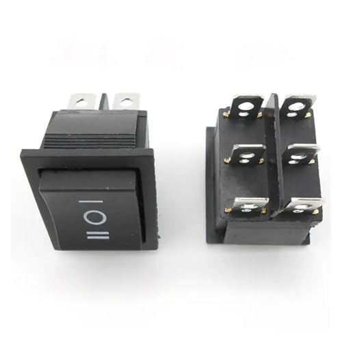 BIRXPMOS 20A Inverted-Control-Converter Button-Switch Electronic Starter Three-Pole-Switch on-Off-On Rocker-Power Reverse for DC Electronic Starter CW-CCW BIRXPMOS 20A Inverted-Control-Converter Button-Switch Electronic Starter Three-Pole-Switch on-Off-On Rocker-Power Reverse for DC Electronic Starter CW-CCW von BIRXPMOS