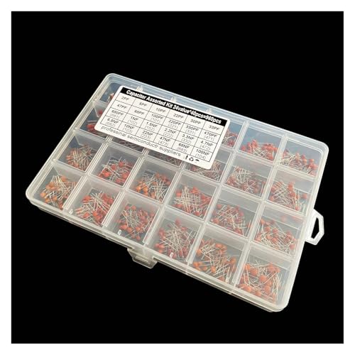 BIRXPMOS 24values*40pcs=960pcs 50V Ceramic Capacitor Assorted kit 2pF-100nF 104 Assortment Set Box BIRXPMOS 24values*40pcs=960pcs 50V Ceramic Capacitor Assorted kit 2pF-100nF 104 Assortment Set Box von BIRXPMOS