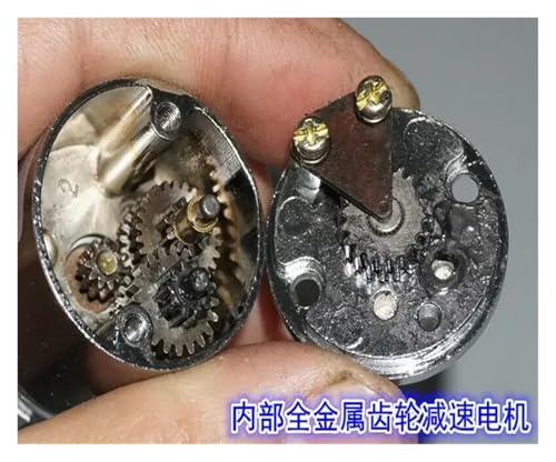 BIRXPMOS 28MM ZGA28 385 Full Metal Gearbox Gear Electronic Starter DC 6V-12V 50RPM-100RPM Slow Speed Large Torque Geared Electronic Starter for Robot BIRXPMOS 28MM ZGA28 385 Full Metal Gearbox Gear Electronic Starter DC 6V-12V 50RPM-100RPM Slow Speed Large Torque Geared Electronic Starter for Robot von BIRXPMOS