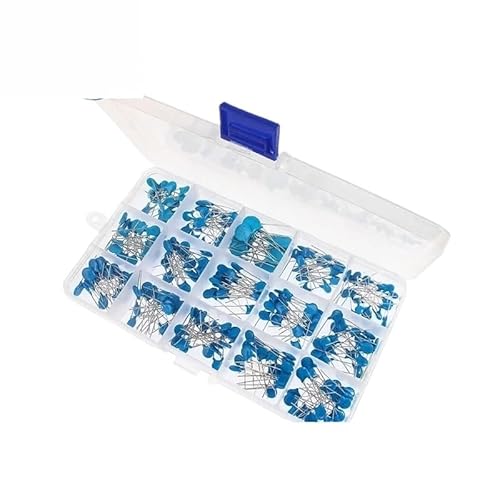 BIRXPMOS 300PCS High Voltage Ceramic Capacitor 1KV 2KV 3KV 15values 1nF 2.2nF 10nF 22nF 0.47nF 102 222 472 103 223 152 332 Capacitors Kit BIRXPMOS 300PCS High Voltage Ceramic Capacitor 1KV 2KV 3KV 15values 1nF 2.2nF 10nF 22nF 0.47nF 102 222 472 103 223 152 332 Capacitors Kit von BIRXPMOS