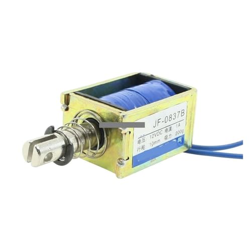 BIRXPMOS JF-0837B DC 12V 1A Push Pull Type Open Frame Wet Valve Electromagnetic Solenoid 10mm 2N 0.4LB BIRXPMOS JF-0837B DC 12V 1A Push Pull Type Open Frame Wet Valve Electromagnetic Solenoid 10mm 2N 0.4LB von BIRXPMOS