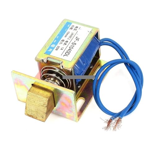 BIRXPMOS Jf-s1040dl DC 6 V 1A 10 mm 25N bingkai terbuka jenis Solenoid untuk kunci pintu listrik von BIRXPMOS