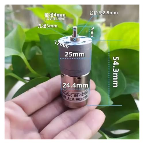 BIRXPMOS KS-25GA370 370 Gear Electronic Starter 25mm Full All Metal Gearbox Small Reduction Electronic Starter DC 6V-12V 180RPM Slow Speed Large Torque BIRXPMOS KS-25GA370 370 Gear Electronic Starter 25mm Full All Metal Gearbox Small Reduction Electronic Starter DC 6V-12V 180RPM Slow Speed Large Torque von BIRXPMOS