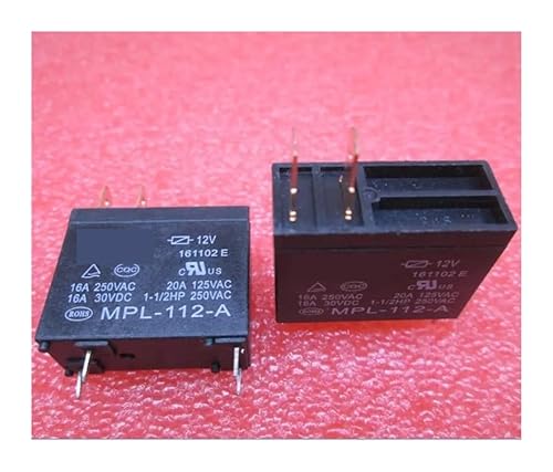 BIRXPMOS Relay MPL-112-A 12V MPL-112-A-12V OMIF-S-112LM MPL112A MPL112A-12V 12VDC 12V DC12V 16A 250VAC 4PIN 10PCS/Lot BIRXPMOS Relay MPL-112-A 12V MPL-112-A-12V OMIF-S-112LM MPL112A MPL112A-12V 12VDC 12V DC12V 16A 250VAC 4PIN 10PCS/Lot von BIRXPMOS