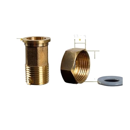 DN20 3/4" Female Turn DN15 1/2" Male Thread Brass Hex Reducer Pipe Fitting Pole Nut For Water DN20 3/4" Female Turn DN15 1/2" Male Thread Brass Hex Reducer Pipe Fitting Pole Nut For Water von BIRXPMOS