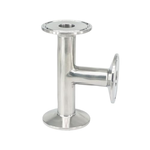 Tube O/D 25mm Tri Clamp 1.5" Ferrule O/D 50.5mm Tee 304 Stainless Steel Connector Pipe Fitting Tube O/D 25mm Tri Clamp 1.5" Ferrule O/D 50.5mm Tee 304 Stainless Steel Connector Pipe Fitting von BIRXPMOS