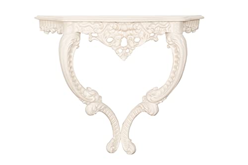 Biscottini Barock-Konsole 72 x 62 x 26 cm, hergestellt in Italien, Barock-Einstiegskonsole, handwerkliche Eingangskonsole, weißer Eingang Biscottini Barock-Konsole 72 x 62 x 26 cm, hergestellt in Italien, Barock-Einstiegskonsole, handwerkliche Eingangskonsole, weißer Eingang von Biscottini