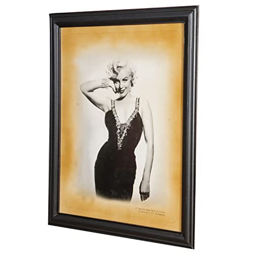 BISCOTTINI INTERNATIONAL ART TRADING Kekse Bild Marylin Monroe 66 x 56 cm | Vintage-Gemälde aus Holz | Wandbilder mit Fotodruck | Marilyn Monroe Bild von Biscottini