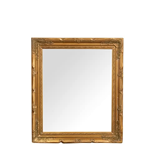 BISCOTTINI INTERNATIONAL ART TRADING Wandspiegel für Badezimmer und Schlafzimmer 66 x 76 x 5 cm | Wandspiegel mit Haken | Goldspiegel BISCOTTINI INTERNATIONAL ART TRADING Wandspiegel für Badezimmer und Schlafzimmer 66 x 76 x 5 cm | Wandspiegel mit Haken | Goldspiegel von Biscottini