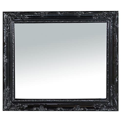 Biscottini Vintage-Spiegel 75 x 65 cm | Wandspiegel für Badezimmer und Schlafzimmer | Eingangsspiegel von Biscottini