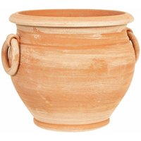 Biscottini - Caspò Terrakotta-Vase 100% Made in Italy vollständig handgefertigt Vase im Freien von BISCOTTINI