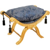 Biscottini - Französische Bank im Stil Louis xvi aus massivem Buchenholz von BISCOTTINI