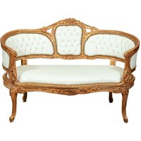 Biscottini - Französisches Sofa im Louis XVI-Stil aus massivem Buchenholz von BISCOTTINI