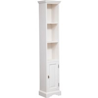 Biscottini - Kleines Bücherregal aus massivem Lindenholz mit antikweißer Oberfläche L40xPR30xH196 cm. Made in Italy Biscottini - Kleines Bücherregal aus massivem Lindenholz mit antikweißer Oberfläche L40xPR30xH196 cm. Made in Italy von BISCOTTINI