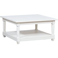 Biscottini - Landhaus Tisch aus massivem Lindenholz, weiße Oberfläche L90xPR90xH45 cm. Made in Italy Biscottini - Landhaus Tisch aus massivem Lindenholz, weiße Oberfläche L90xPR90xH45 cm. Made in Italy von BISCOTTINI