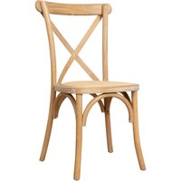 Moderner stapelbarer Küchenstuhl aus Holz Rattan für Esszimmer und Wohnzimmer Vintage Thonet Rustikale Restaurantstühle von BISCOTTINI