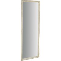 Spiegel Wandspiegel und vertikal/horizontal hängender Spiegel L50xPR4xH140 cm antikweiß von BISCOTTINI