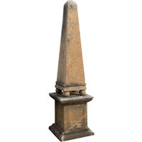 Stein-Obelisk L57xPR57xH215 cm von BISCOTTINI