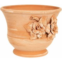 Biscottini - Terracotta Caspò Vase 100% Made in Italy vollständig handgefertigt von BISCOTTINI
