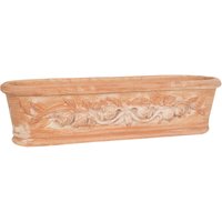 Biscottini - Terrakotta-Box, Outdoor-Topf, hergestellt in Italien, Blumentopf für den Garten, Balkon-Pflanzgefäß, Pflanztopf Handgefertigt von BISCOTTINI