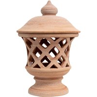 Außenlaterne Terrakotta-Laterne 30x46x30 cm Bodenlaternen Kerzenhalter Made in Italy Laternen für die Gartenbeleuchtung von BISCOTTINI