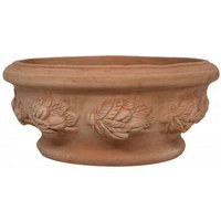 Biscottini - Terrakotta-Schale 100% Made in Italy Vollständig handgefertigt Vase für draußen von BISCOTTINI