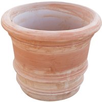 Terrakotta-Vase 100% Made in Italy Handarbeit von BISCOTTINI