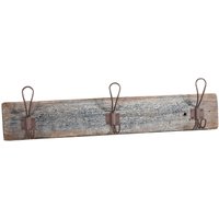 Biscottini - Wandgarderobe aus Massivholz L57,5XPR7XH14 cm von BISCOTTINI