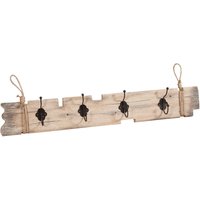 Wandgarderobe aus Massivholz L79,5XPR7XH12 cm Wandgarderobe aus Massivholz L79,5XPR7XH12 cm von BISCOTTINI