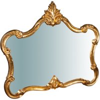 Biscottini - Wandspiegel Spiegel zum Aufhängen aus Holz mit antikem Blattgold L81xPR4xH69 cm Made in Italy Biscottini - Wandspiegel Spiegel zum Aufhängen aus Holz mit antikem Blattgold L81xPR4xH69 cm Made in Italy von BISCOTTINI