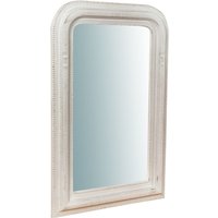 Biscottini - Wandspiegel Spiegel zum Aufhängen aus Holz mit antikweißer Oberfläche Made in Italy Biscottini - Wandspiegel Spiegel zum Aufhängen aus Holz mit antikweißer Oberfläche Made in Italy von BISCOTTINI