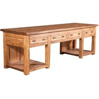 Biscottini - Werkbank im Country-Stil aus massivem Lindenholz mit natürlichem Finish L300xPR90xH97 cm. Made in Italy Biscottini - Werkbank im Country-Stil aus massivem Lindenholz mit natürlichem Finish L300xPR90xH97 cm. Made in Italy von BISCOTTINI